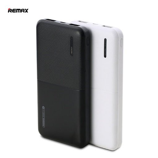 Pin dự phòng Remax Linon 2 Series 2USB 10000mAh RPP-124 (Black/ White)