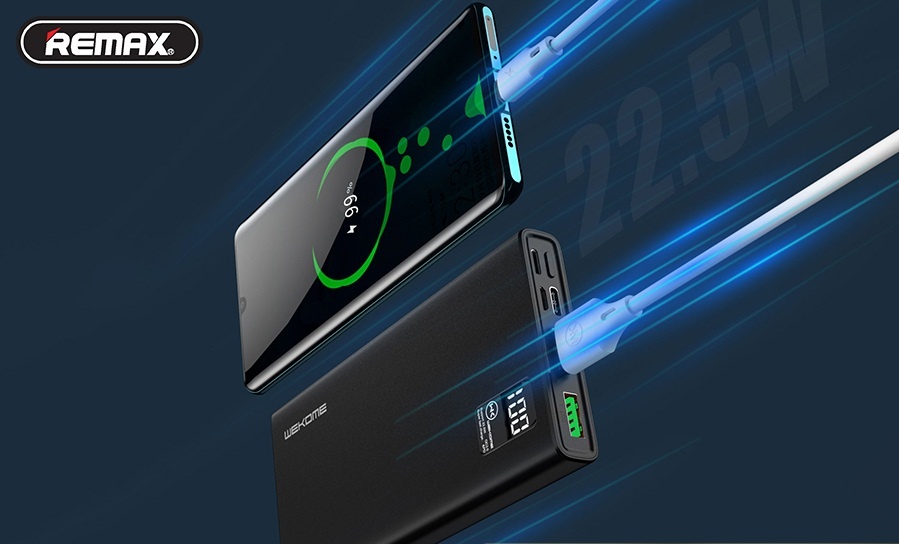 Pin dự phòng sạc nhanh PD WK WP-123 Elephant 20000mAh PD+QC3.0 22.5W