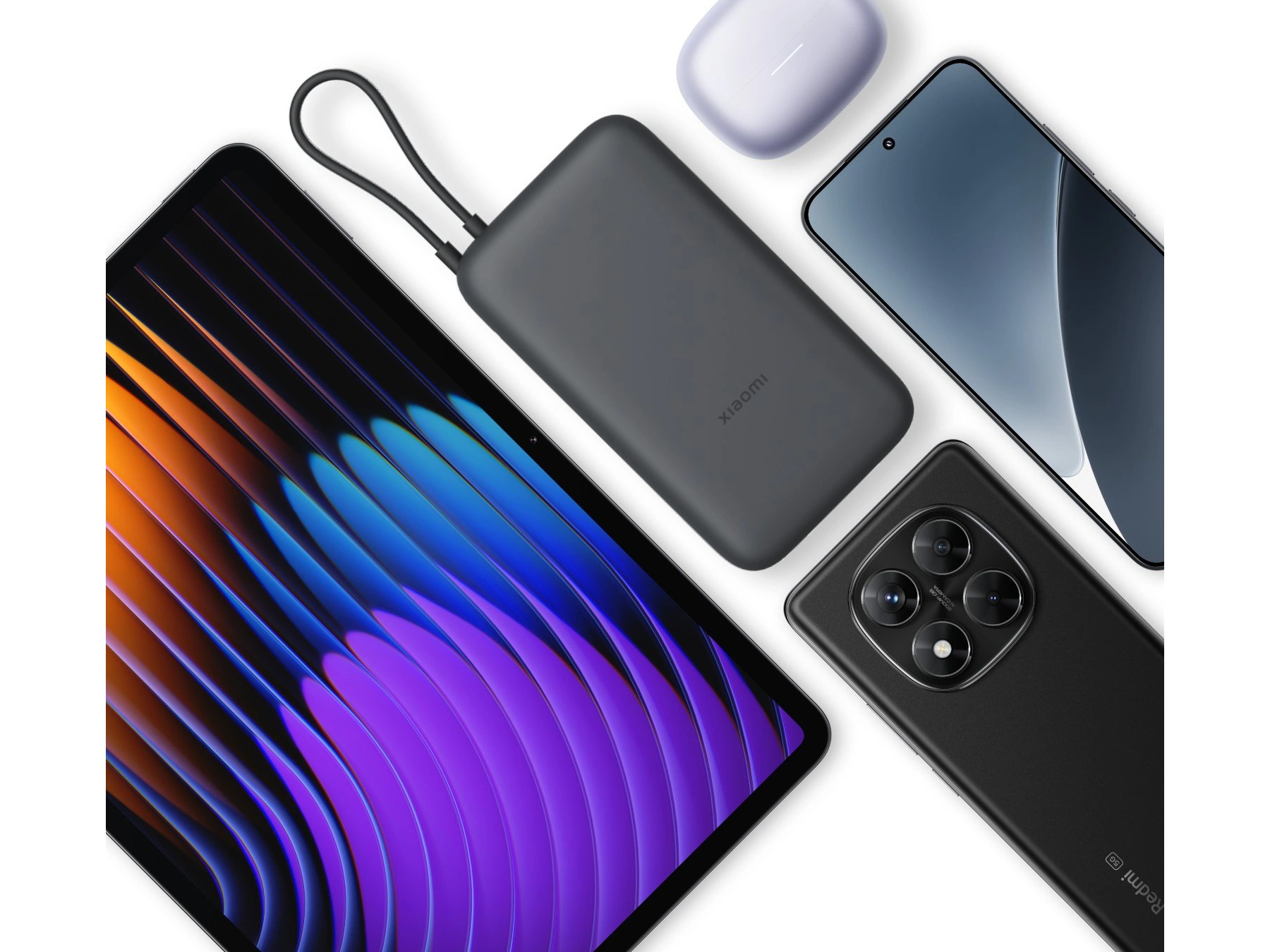 Pin dự phòng Xiaomi Power Bank 20000mAh (Cable) Xám Đậm BHR9764TH