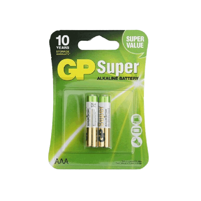 Pin đũa Alkaline AAA GP24AETA21-2GSBC2 (vỉ 2 viên)