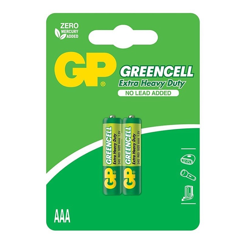 Pin đũa Greencell AAA GP24G-2U2 (vỉ 2 viên)