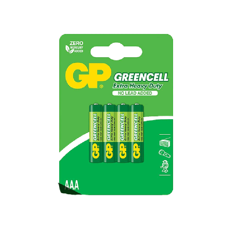 Pin đũa Greencell AAA GP24G-2U4 (vỉ 4 viên)