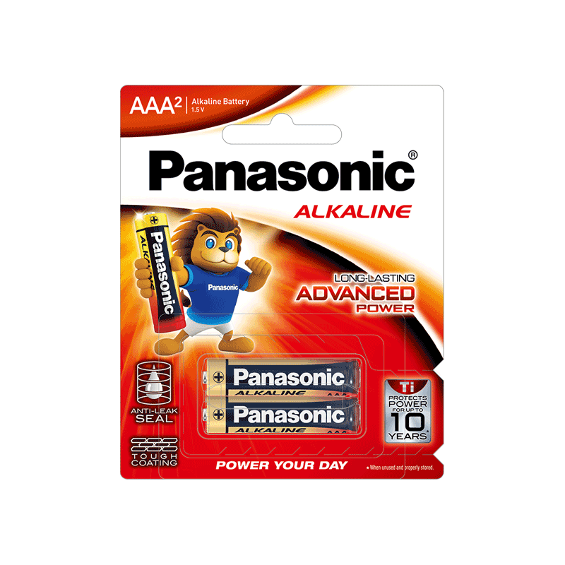 Pin Panasonic Alkaline LR03T/2B(LR03T/2B-V) – 2 viên AAA/ vỉ