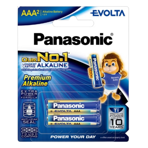 Pin Panasonic Evolta LR03EG/2B(LR03G/2B-V) - 2 viên AAA/ vỉ