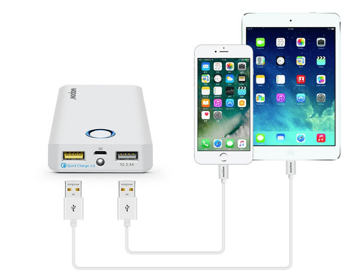 Pin sạc dự phòng 10.000mAh WOPOW E10000 Plus Q - Bảo hành 30 ngày