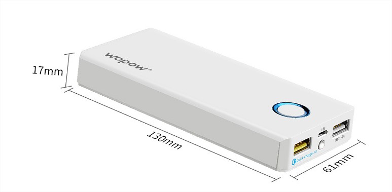 Pin sạc dự phòng 10.000mAh WOPOW E10000 Plus Q - Bảo hành 30 ngày