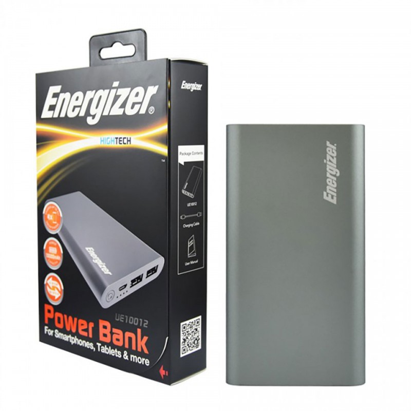 PIN SẠC DỰ PHÒNG ENERGIZER 10000MAH LI-PO 2 OUTPUT UE10012