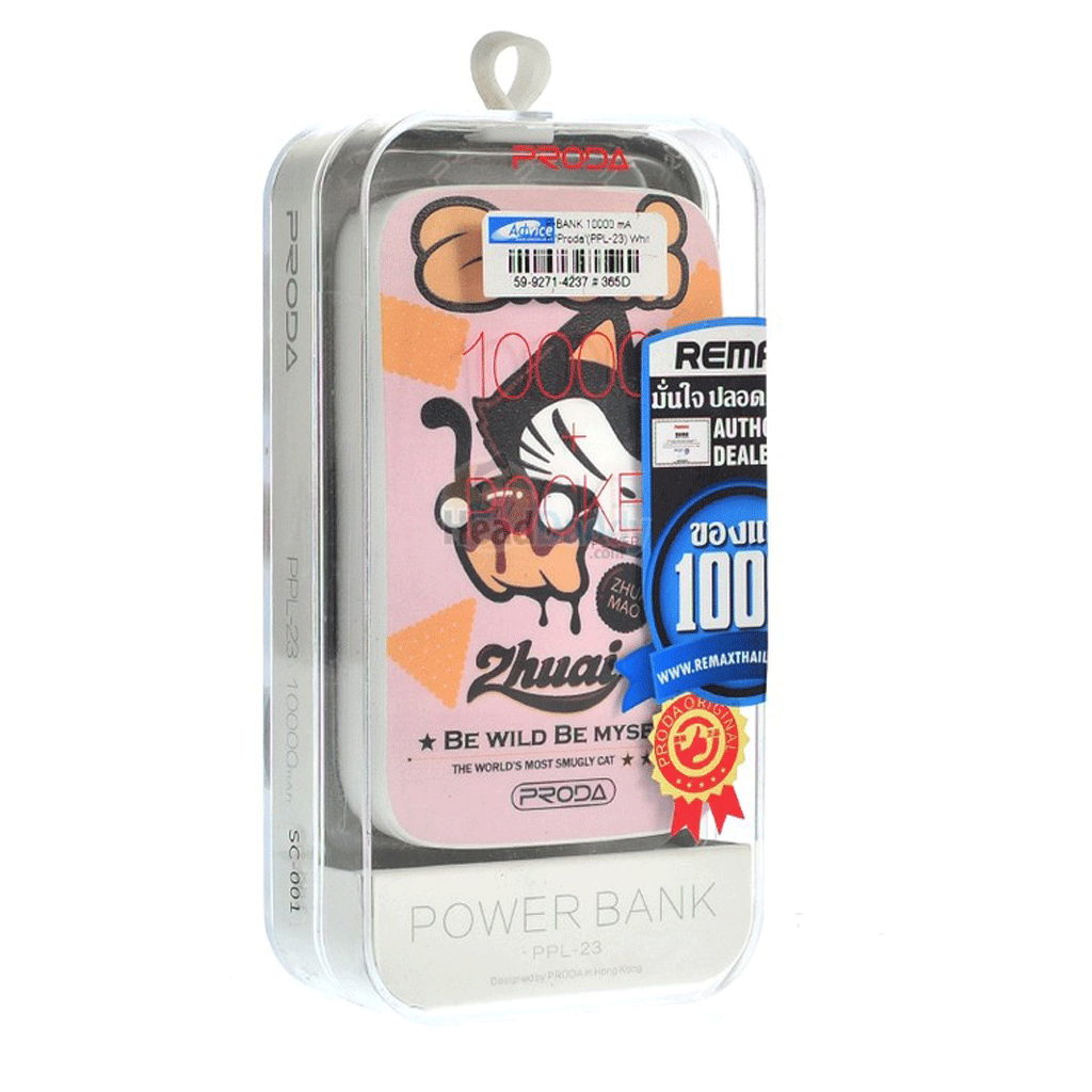 Pin tích điện Remax Proda Color 10.000mAh (PPL-23) - Bảo hành 30 ngày