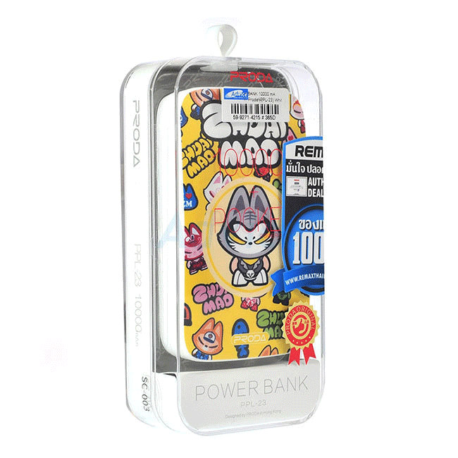 Pin tích điện Remax Proda Color 10.000mAh (PPL-23) - Bảo hành 30 ngày