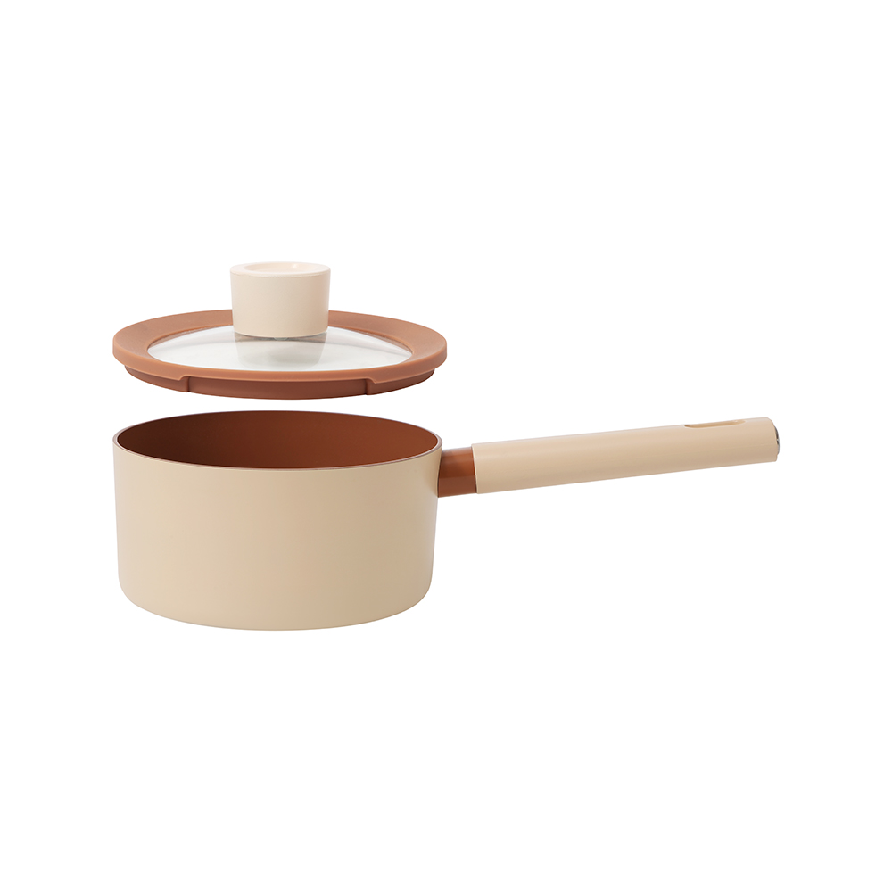 Quánh phủ sứ ceramic Elmich Mocha size 16cm EL5539MC16