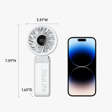 Quạt cầm tay Jisulife Life 7 3600mAh Trắng (White)