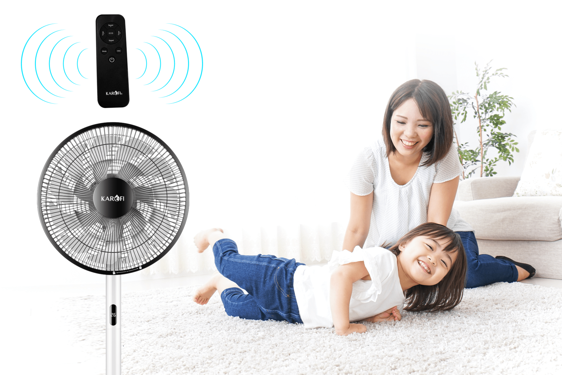 Quạt cây Karofi KF-352DC