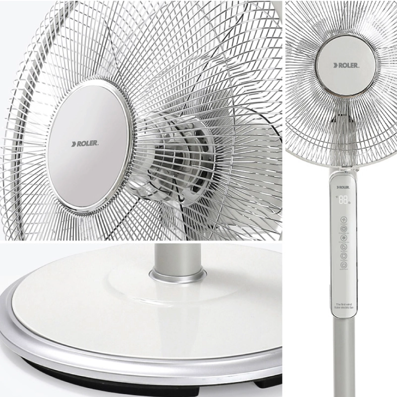 Quạt cây thông minh 5 cánh Roler RF-7125A Màu Xám (Điều khiển từ xa)