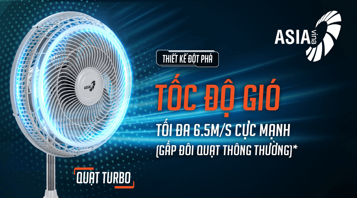 Quạt cây Turbo Asia DTB1601-XV0