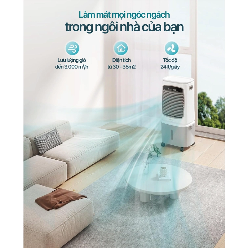 Quạt điều hòa Coex CA-7126 (Điều khiển từ xa)