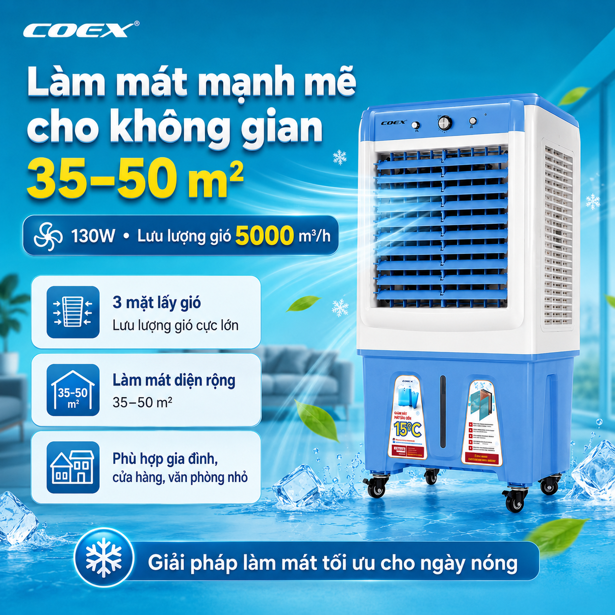 Quạt điều hòa COEX – CA-7129