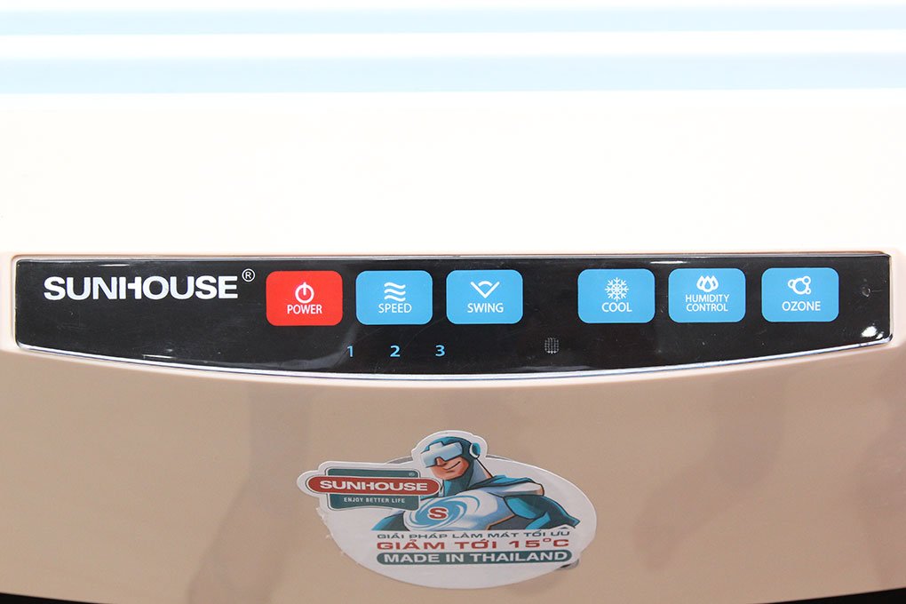 Quạt điều hòa Sunhouse SHD7725/C sữa