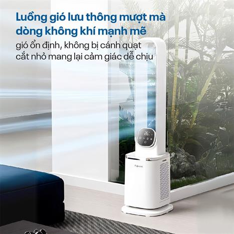 Quạt không cánh kết hợp lọc không khí Fujihome BF-05R-HEPA- có điều khiển
