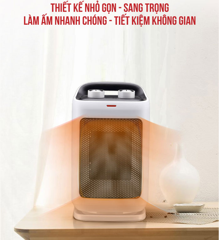 Quạt sưởi Ceramic Roler RC-2120 (1500W)