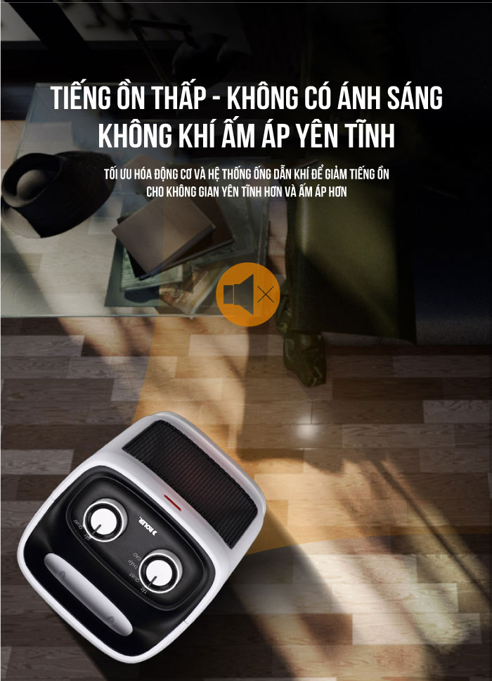 Quạt sưởi Ceramic Roler RC-2120 (1500W)