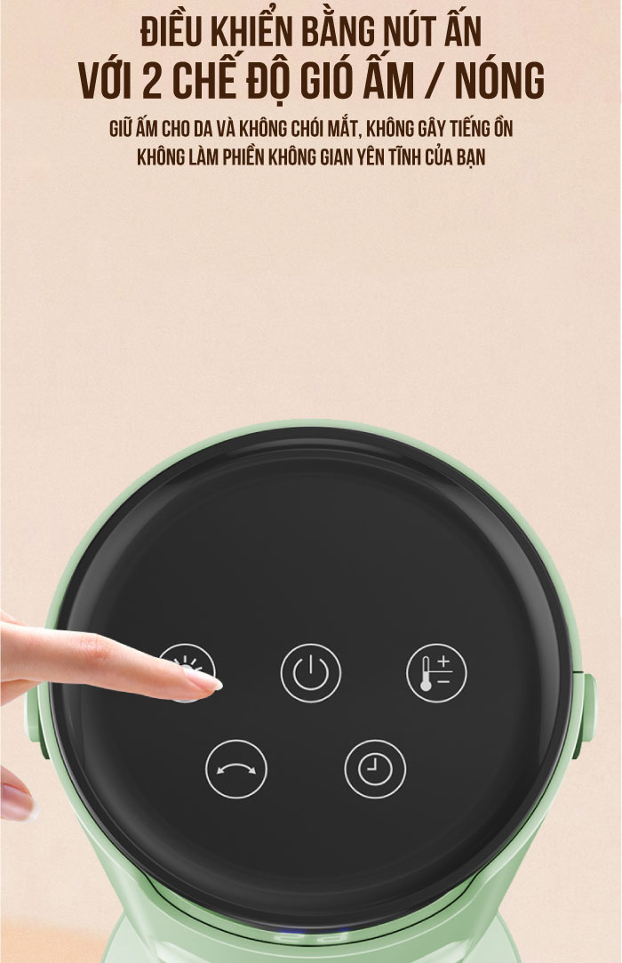 Quạt sưởi Ceramic Roler RC-2121R (2000W)