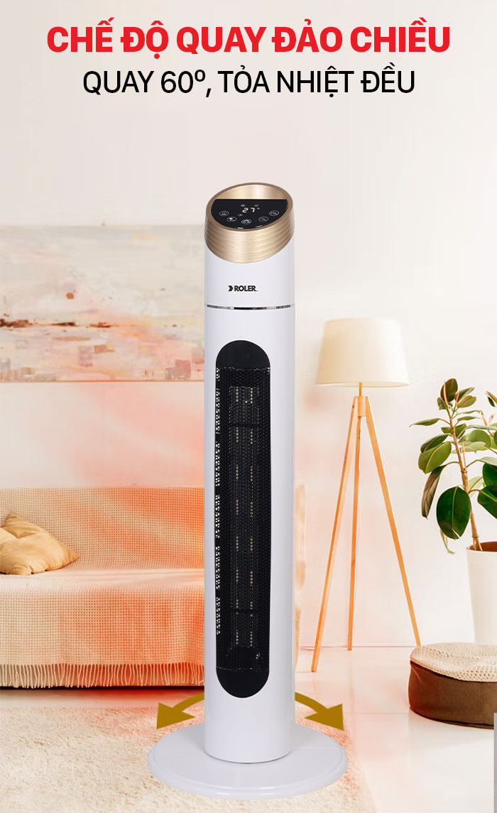 Quạt sưởi Ceramic Roler RC-2122R (2000W)