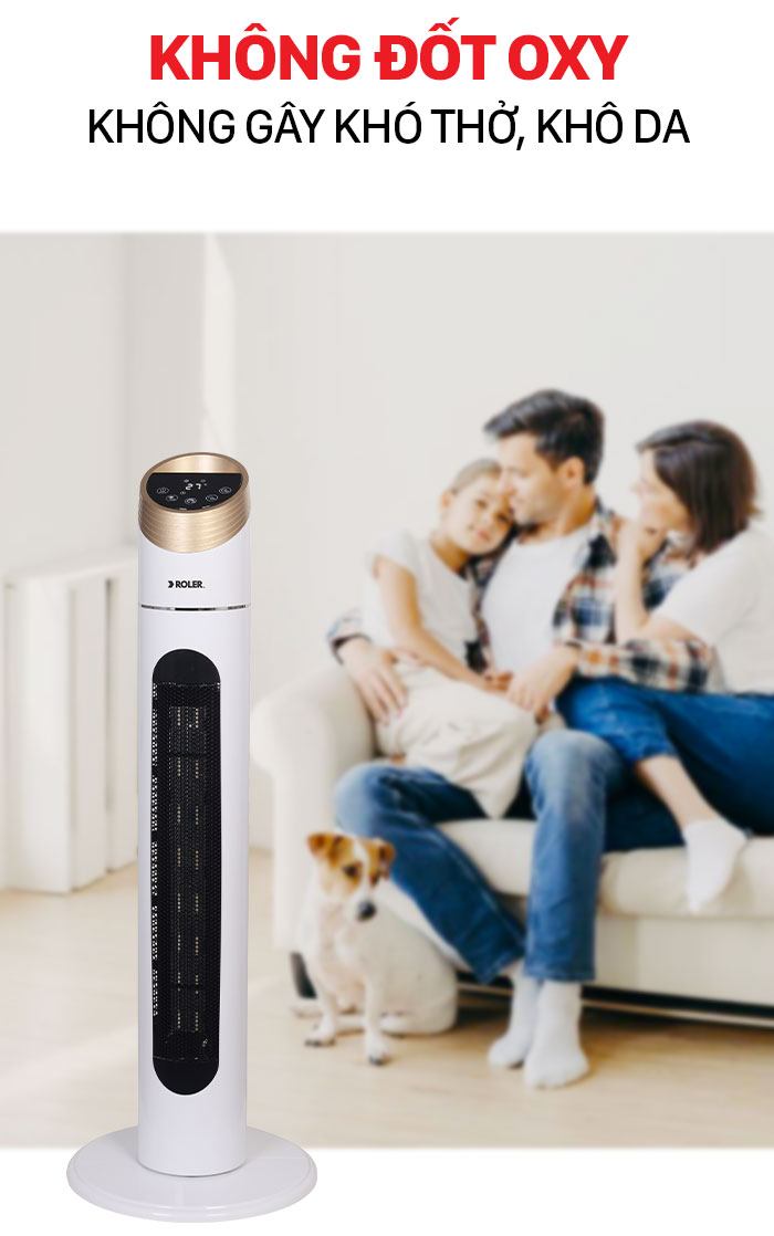 Quạt sưởi Ceramic Roler RC-2122R (2000W)
