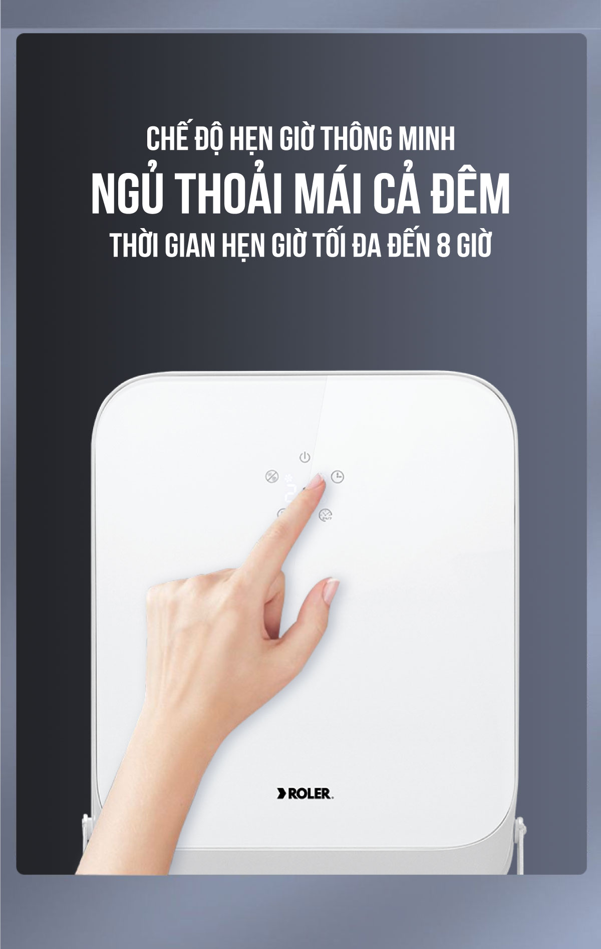 Quạt sưởi phòng tắm đa năng Roler RL - 2116GW