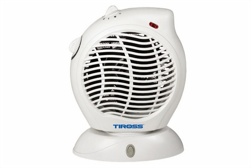 Quạt sưởi Tiross TS945 hai chiều, điện ion âm, 2000W