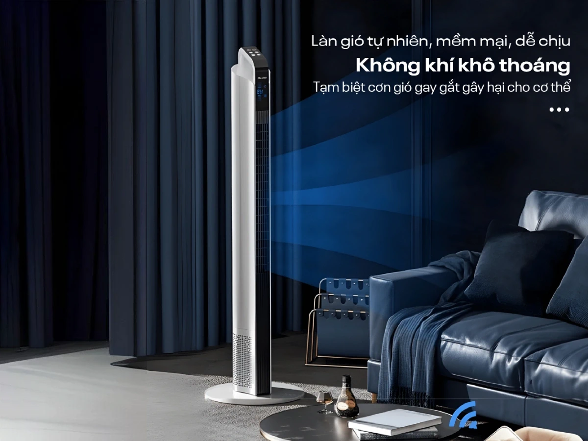 Quạt tháp kết hợp lọc không khí Fujihome TF-12HE- có đk