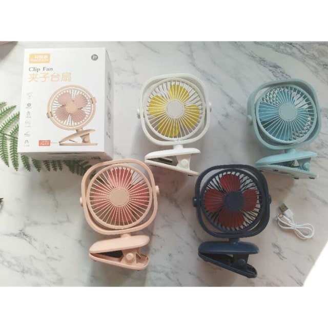 Quạt tích điện kẹp bàn Clip Fan BJJ-838