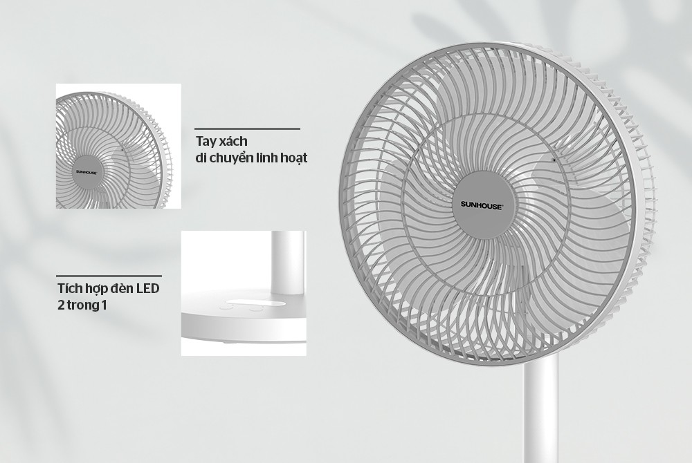 Quạt tích điện Sunhouse SHD7115