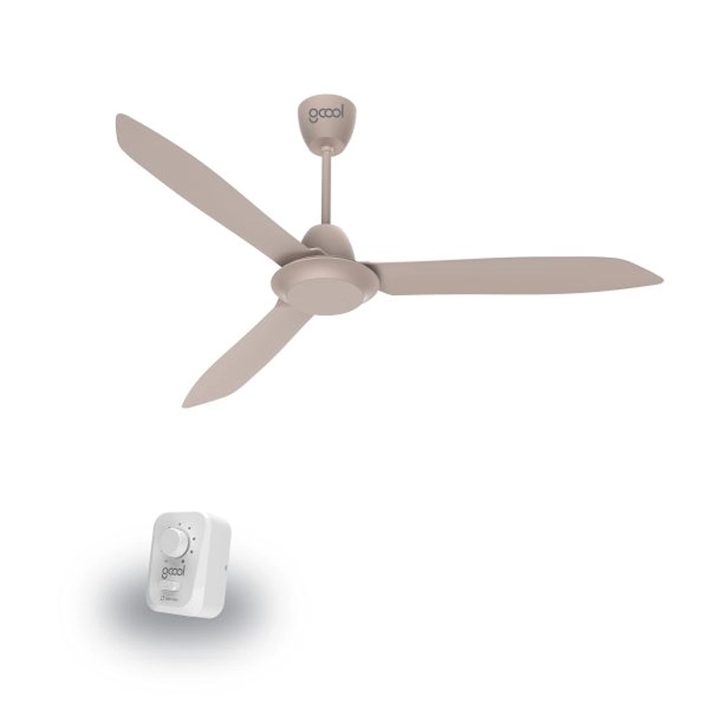 Quạt trần 3 cánh GCool Smart DC Copter 03-ghi nâu