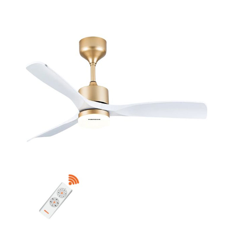 Quạt trần 3 cánh Nanoco DC NCF5231-WL-trắng-đèn LED-Điều khiển