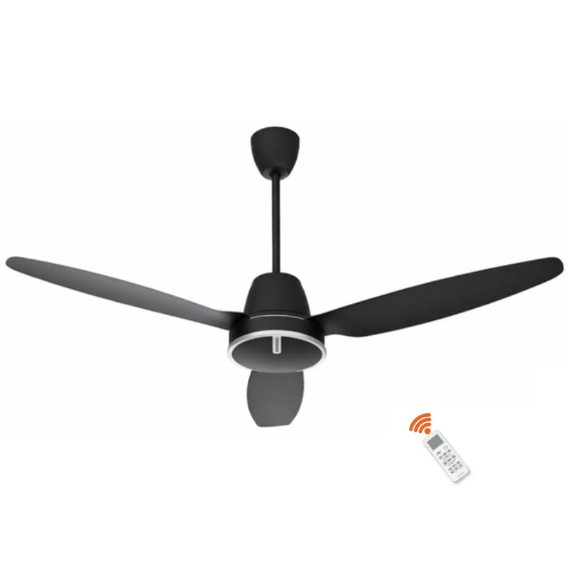 Quạt trần 3 cánh Nanoco DC NCF6031-KS-đen-ti33-Điều khiển