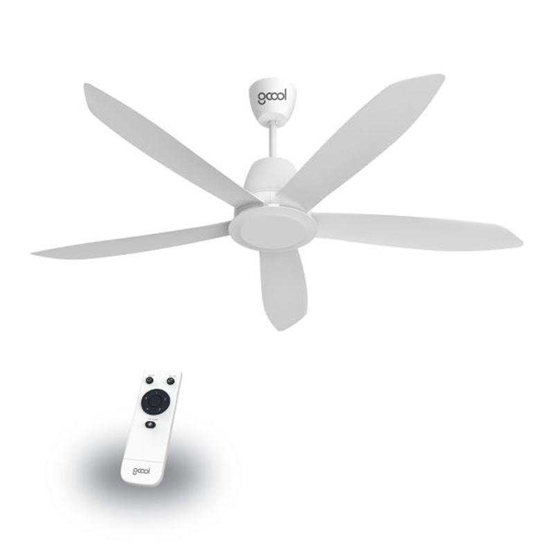 Quạt trần 5 cánh GCool Smart DC Copter 05 R-trắng-điều khiển