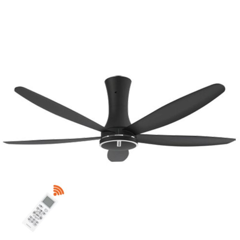 Quạt trần 5 cánh Nanoco DC ABS NCF6051-K-đen-ti33-Điều khiển