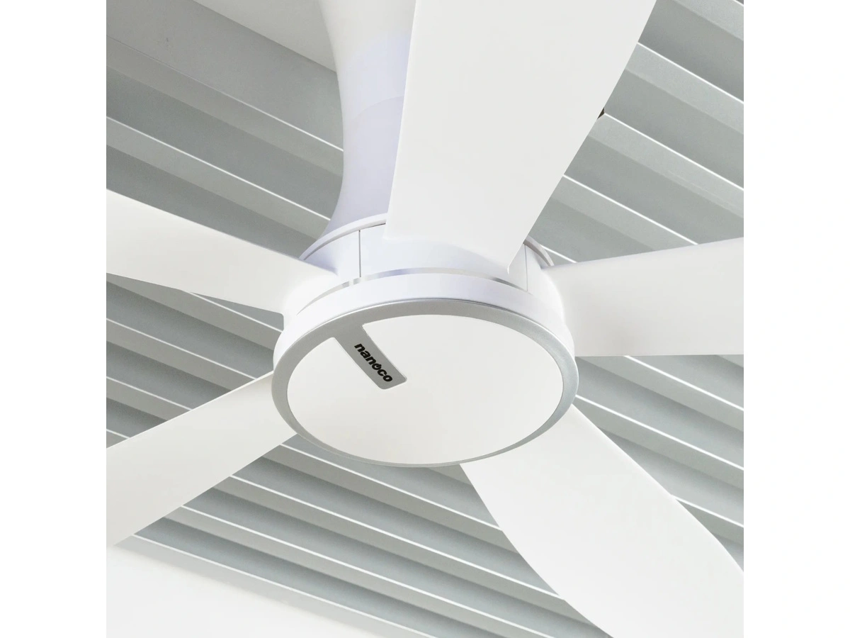 Quạt trần 5 cánh Nanoco DC ABS NCF6051-W-trắng-ti33-Điều khiển