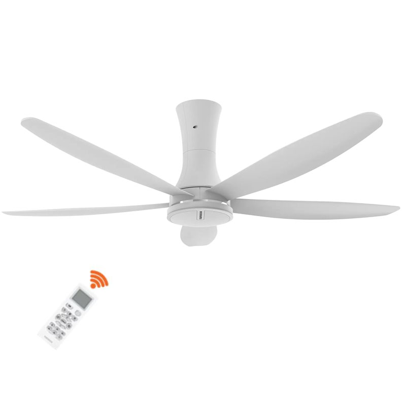 Quạt trần 5 cánh Nanoco DC ABS NCF6051-W-trắng-ti33-Điều khiển