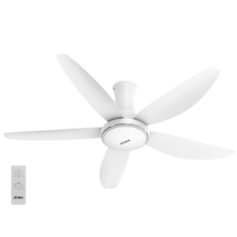Quạt trần 5 cánh Sunhouse Apex APF7676W-đèn LED-điều khiển