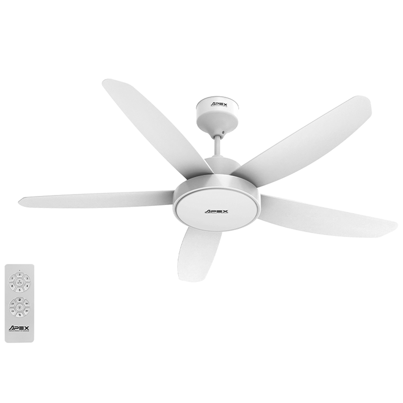 Quạt trần 5 cánh Sunhouse Apex APF7678W-đèn LED-Điều khiển
