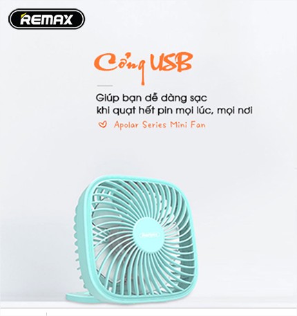 Quạt usb Remax Apolar series Mini Fan F23