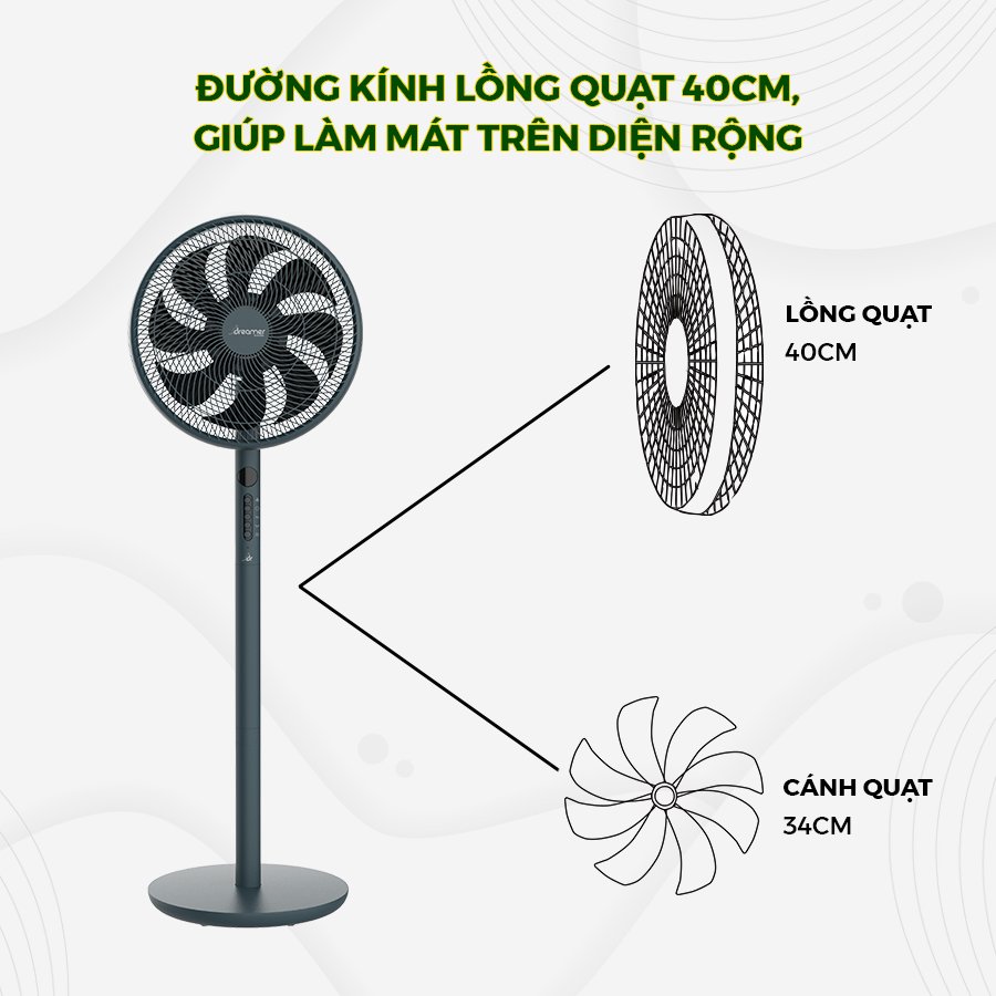 Quạt thông minh Dreamer DHA-SSF136G