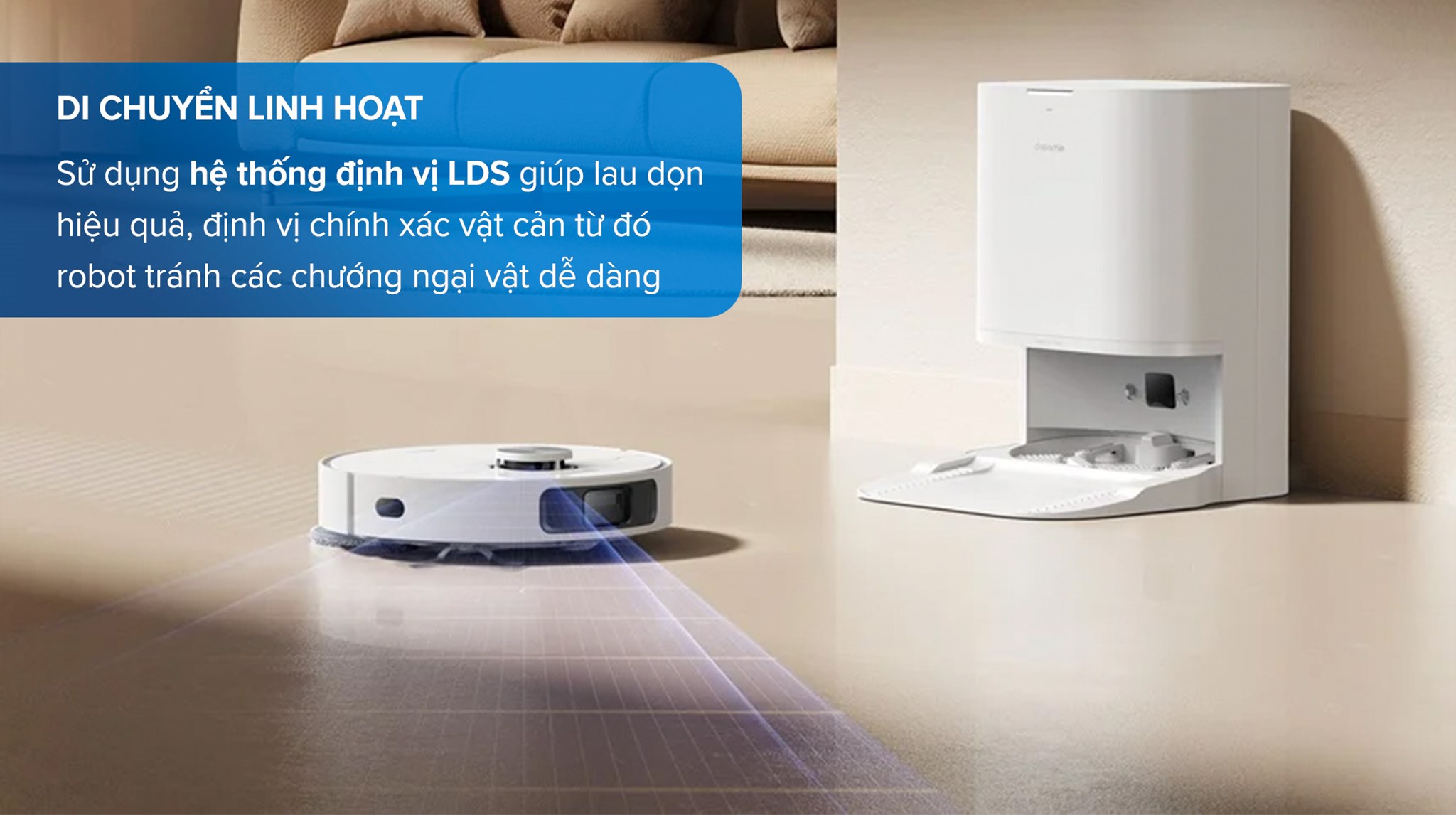 Robot hút bụi lau nhà Dreame L10 Prime