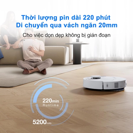 Robot hút bụi lau nhà Ecovacs Deebot T30C Black