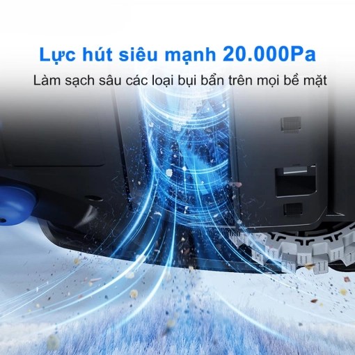 Robot hút bụi lau nhà Ecovacs Deebot T30C Black