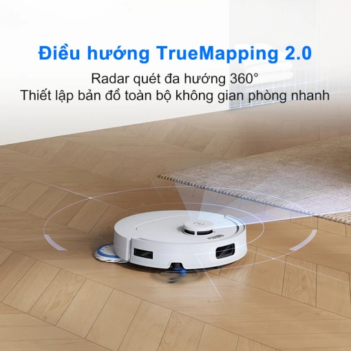 Robot hút bụi lau nhà Ecovacs Deebot T30C White