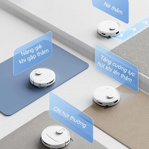 Robot hút bụi lau nhà Ecovacs Deebot T30C White