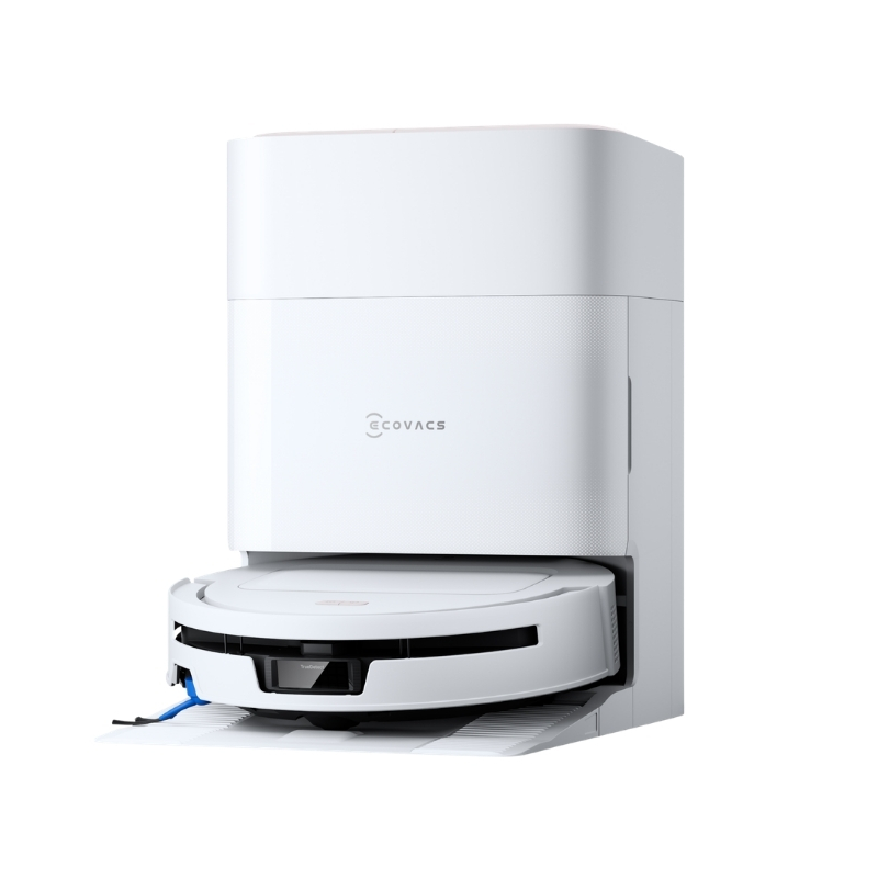 Robot hút bụi lau nhà giặt giẻ Ecovacs T80 Max Omni White