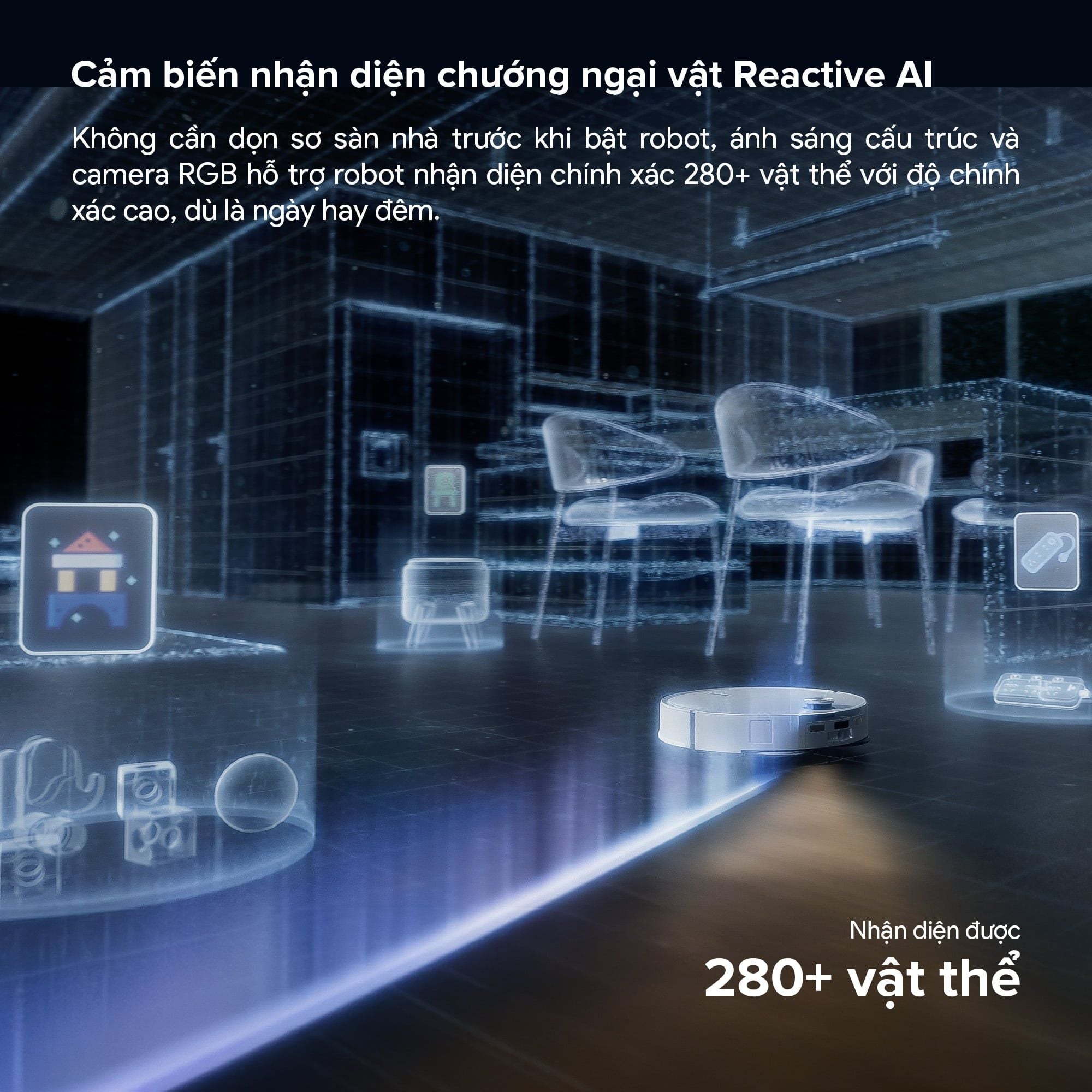 Robot hút bụi lau nhà giặt giẻ Roborock Qrevo Edge 2 Đen